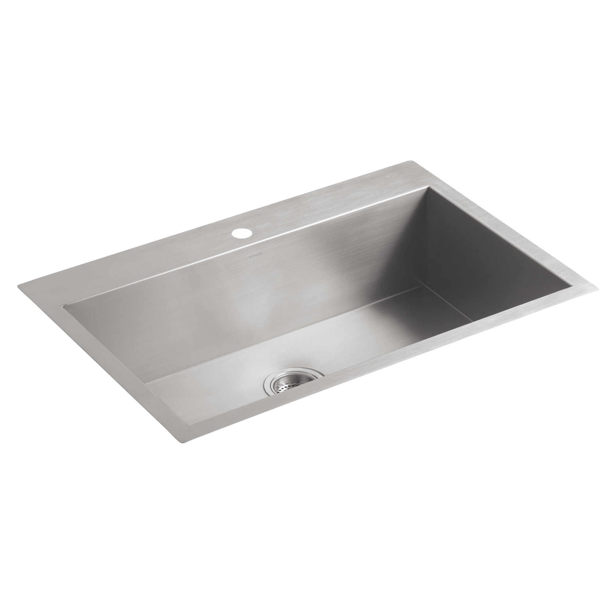 Vault 33" x 22" x 95/16" TopMount/UnderMount Large SingleBowl